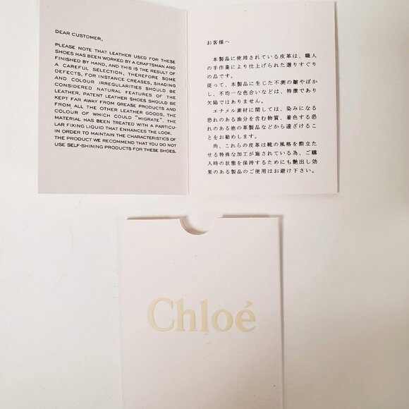 CHLOE ANKLE BOOTS DRAWSTRING SHEEPSKIN FOLD OVER BOOTIES sz 40 9.5 - Picture 11 of 11